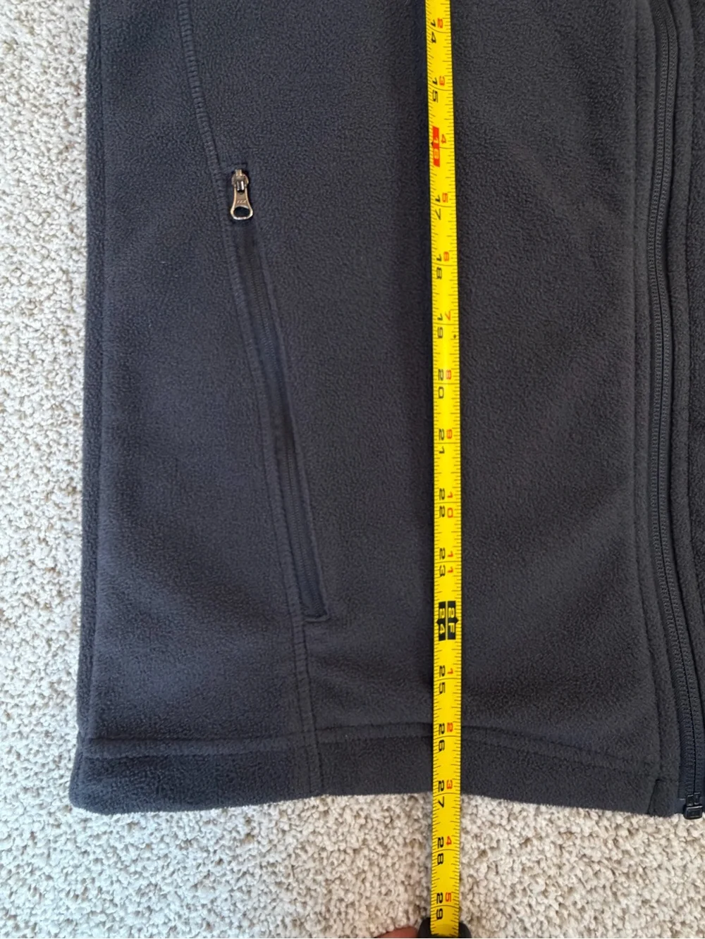 Columbia Men’s Fast Trek II Full Zip Fleece Dark Gray/Orange Trim Small